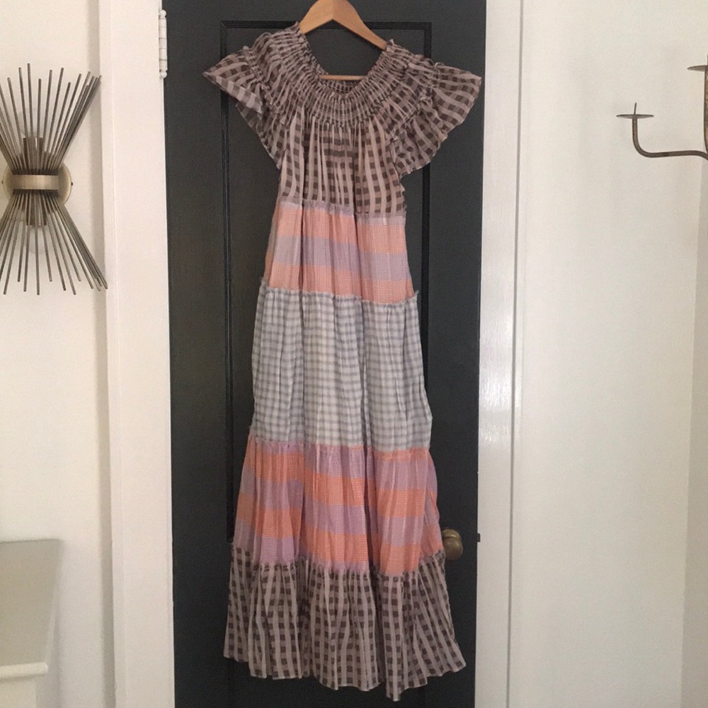 Striped Multicolor Maxi Dress